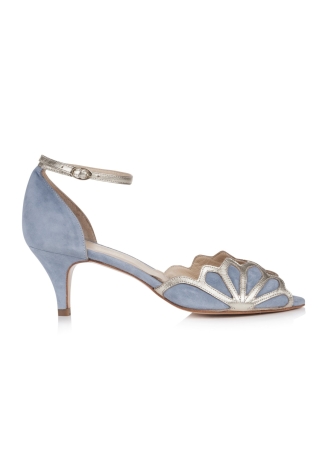 Rachel Simpson Zapatos de novia Isadora Dusky Blue ()