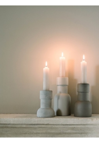 Leeff 18164 Portavelas Caro L Gris