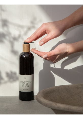 Leeff 18592 Jabón de manos Sensational Spices — "Love you soap much" (negro)