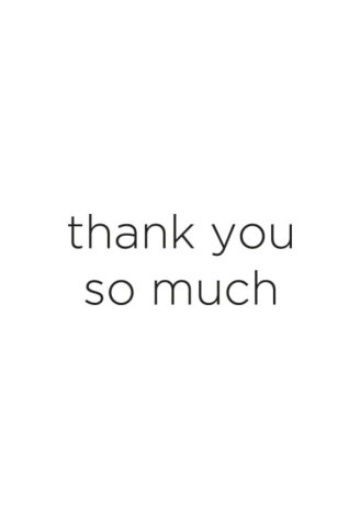 Leeff 18640 Vela pilar 'Thank you so much' — Blanca