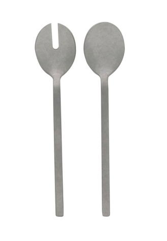 Leeff 18694 Servidores de ensalada Charlot Plata ()