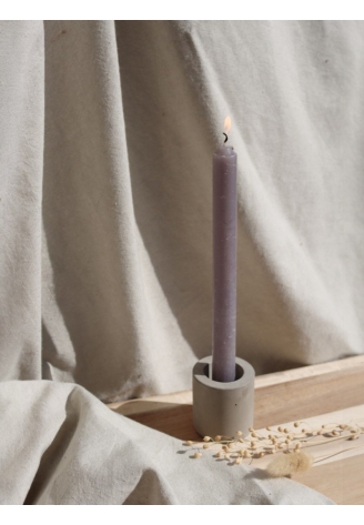 Leeff 18717 Donna — Juego de velas para mesa, gris