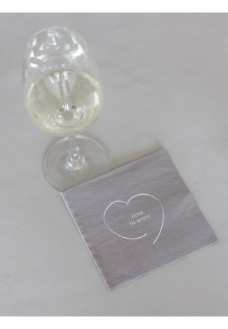 Leeff 18762 Servilletas - Time to enjoy Taupe