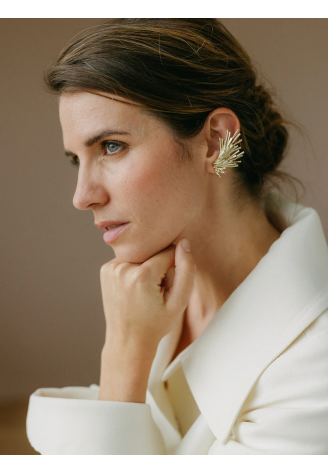 Lizeron Lizeron Iris Earrings Pendientes de oro ()