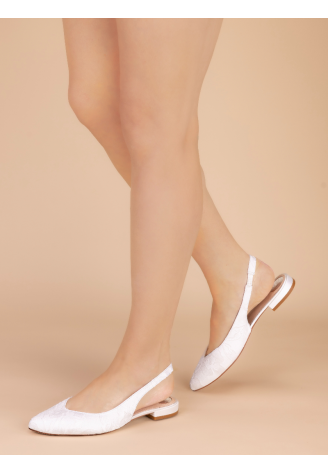 The Perfect Bridal Company Stevie Flock Zapatos de Novia ()