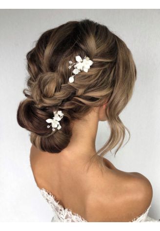 Sally Jane Vanessa Haarspelden Plateado ()