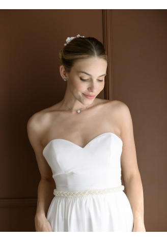 G.Westerleigh WS-J242 Cinturón de novia Marfil ()