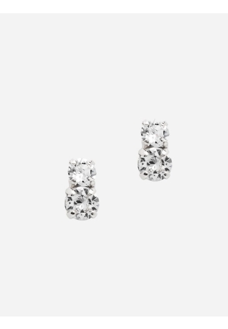 Abrazi Ava Double Pendientes Plata ()