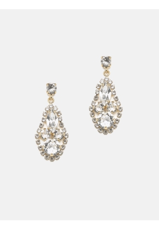 Abrazi Adele Swarovski Pendientes Oro ()