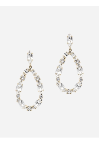 Abrazi Jane Swarovski Pendientes Oro ()