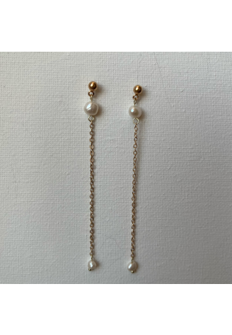 Sally Jane Bridal Pendientes Ariel Oro