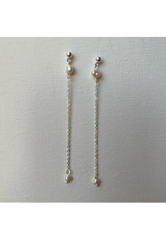 Sally Jane Bridal Pendientes Ariel Plata