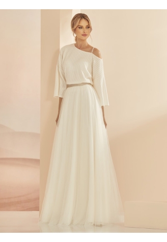 Bianco Evento Passion Falda Marfil ()