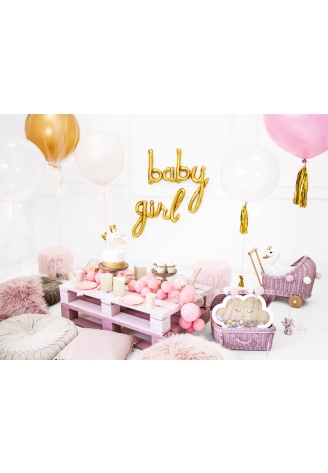 Party Deko FB43M-019 - Globo de foil "Girl" Dorado
