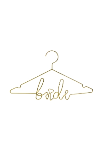 Percha de Metal Bride Oro