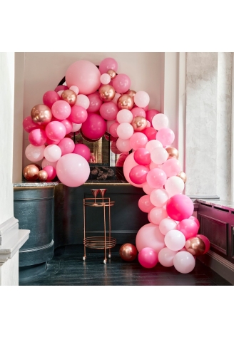 Ginger Ray BA-320 Arco de globos Luxe Pink Balloon Arch