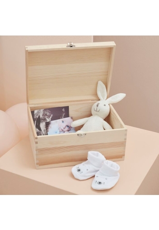 Ginger Ray BL-118 Floral - Caja de Recuerdos para Baby Shower ()