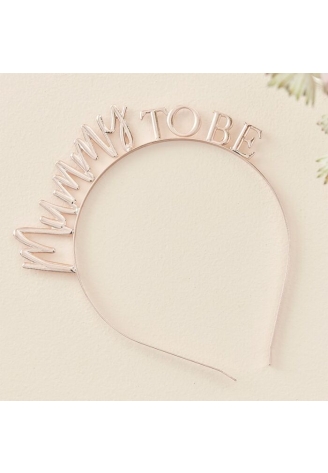 Ginger Ray BL-123 Floral -  Diadema para Baby Shower ()