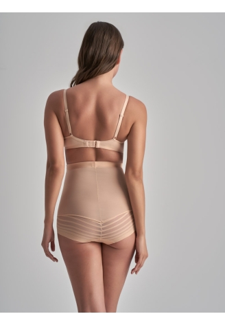 BYE BRA Powermesh | Braga Cintura Alta Beige
