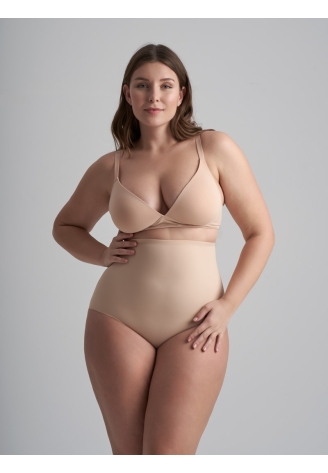 BYE BRA Sculpting | Braga de Cintura Alta Beige ()
