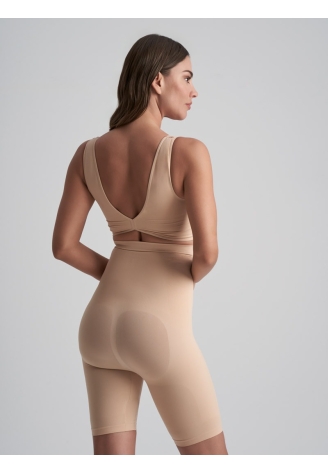 BYE BRA Soft Touch | Short Cintura Alta Beige