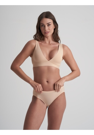 BYE BRA Bum Lift | Panties Acolchadas de Cintura Baja Beige