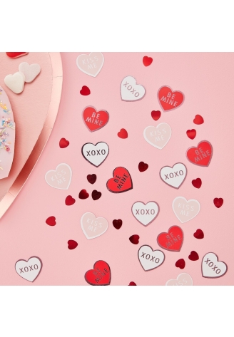 Ginger Ray VA-901 Be My Valentine Corazones de confeti ()