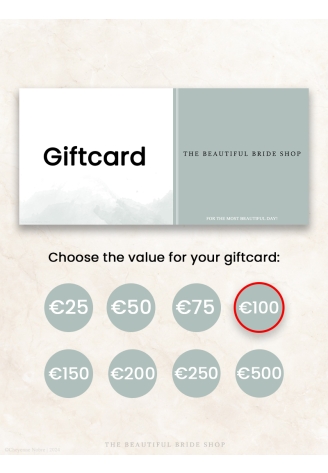 The Beautiful Bride Shop Tarjeta Regalo €100