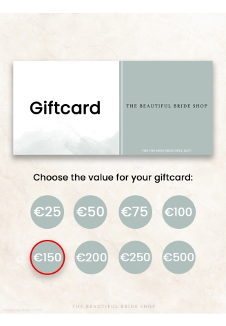 The Beautiful Bride Shop Tarjeta Regalo €150