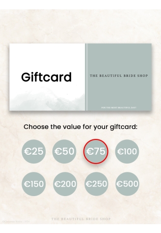 The Beautiful Bride Shop Tarjeta Regalo €75