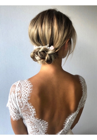 Sally Jane Bridal Gaia Haarkam Plateado ()