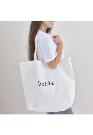 Bolso de mano blanco bordado para novias| Ginger Ray HEN-119 Novia ()