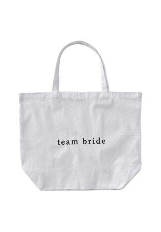 Ginger Ray HEN-159 Team Bride Tote Bag Blanco