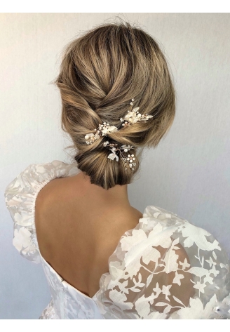 Sally Jane Bridal Ilja Horquilla Plateado ()