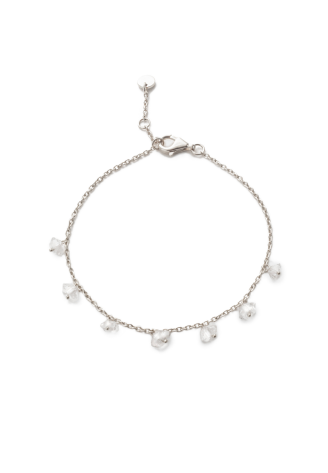 Abrazi Herkimer Pulsera Plata ()