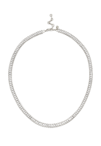 Abrazi Baguette Collar Plata ()