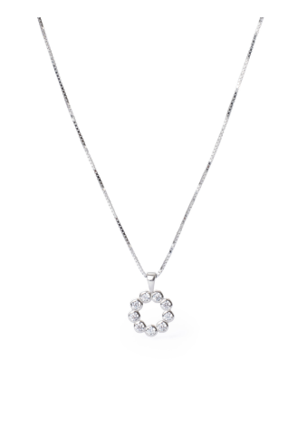 Abrazi Callie Collar Plata 50cm ()