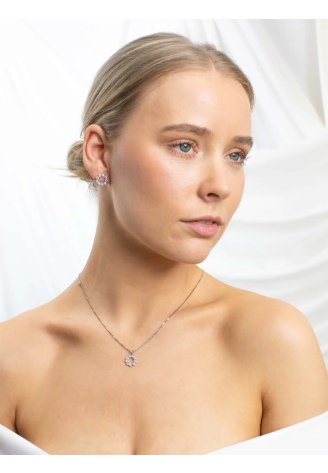 Abrazi Callie Collar Plata 50cm