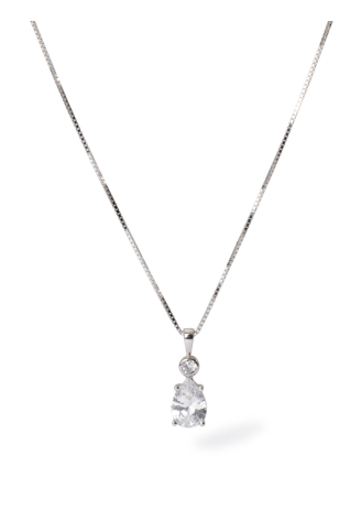 Abrazi Soraya Collar Plata 42cm