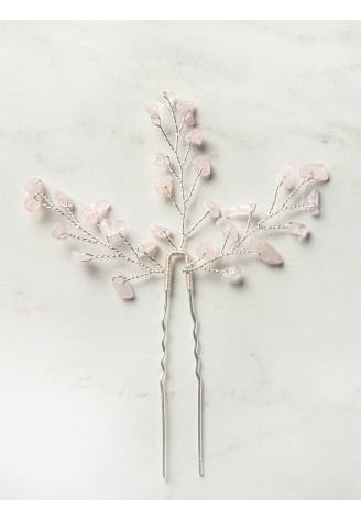 Sally Jane Bridal Lotis Horquillas Plata