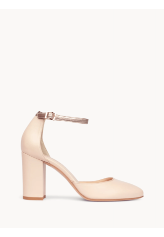 Content Amber Zapatos de Novia Blush Shiny Rosa ()