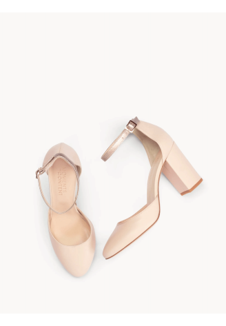 Content Amber Zapatos de Novia Blush Shiny Rosa