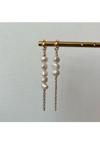 Sally Jane Bridal Pendientes Muse Oro