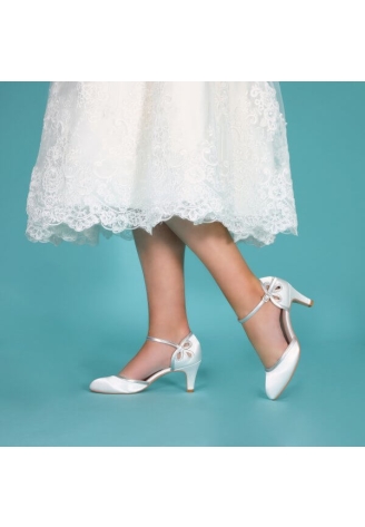 The Perfect Bridal Company Nina Silver Zapatos de Novia