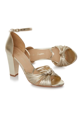 Rachel Simpson Zapatos de novia Harper Oro