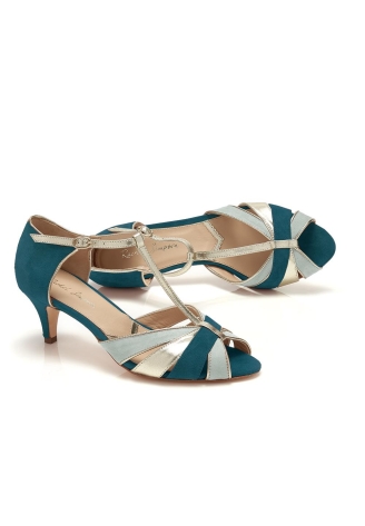 Rachel Simpson Zapatos de novia Maya Teal