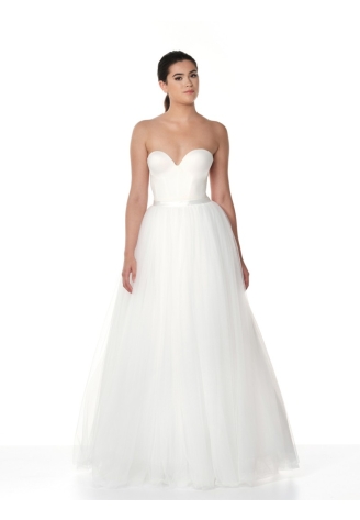 Poirier S325-250 Ivory- Falda de Tul Marfil ()