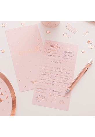 Tarjetas de consulta Ginger Ray HN-835 Blush Hen ()