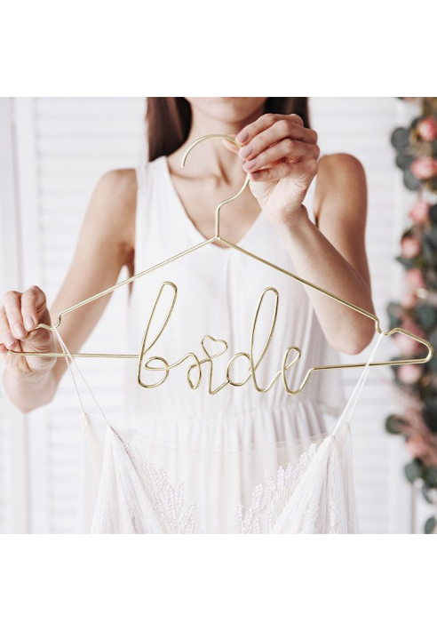 Percha de Metal Bride Dorado ()