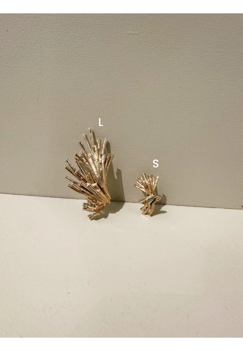 Pendientes Lizeron Iris – Par asimétrico (grande/pequeño) ()